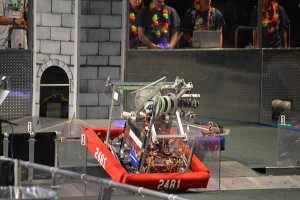 Tremont High School’s Roboteers Team 2481took 1st place in the FIRST Robotics Competition World Championship in St. Louis with their robot nicknamed Broadside. 