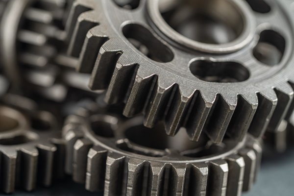 Spur gear closeup